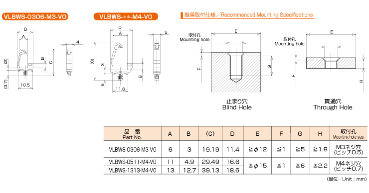 VLBWS仕様