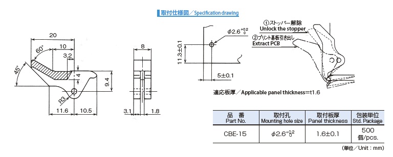 CBE-15特性