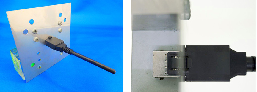 USBコネクターカバー/USBCC-A-YR 製品取り付けイメージ