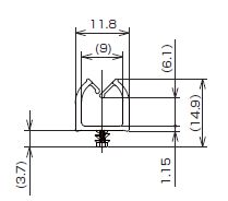 ビスレスクランプ VLUAMS外形