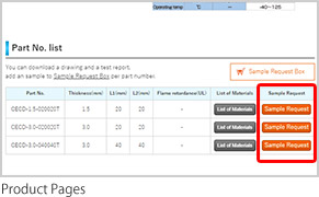 1.Select the part number you want on the Product Description page.