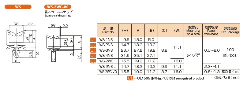 WS-WC特性